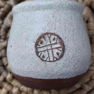 Mate de Greda Esmaltada 01